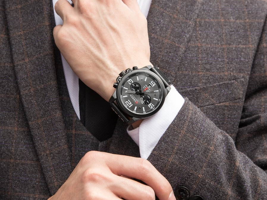 zegarek curren z chronografem